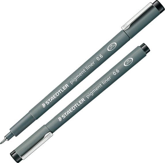 Pennarello Pigment Liner 308 Nero 0,6Mm Staedtler in Penne a punta porosa Il Centro - Jesi, commercioVirtuoso.it