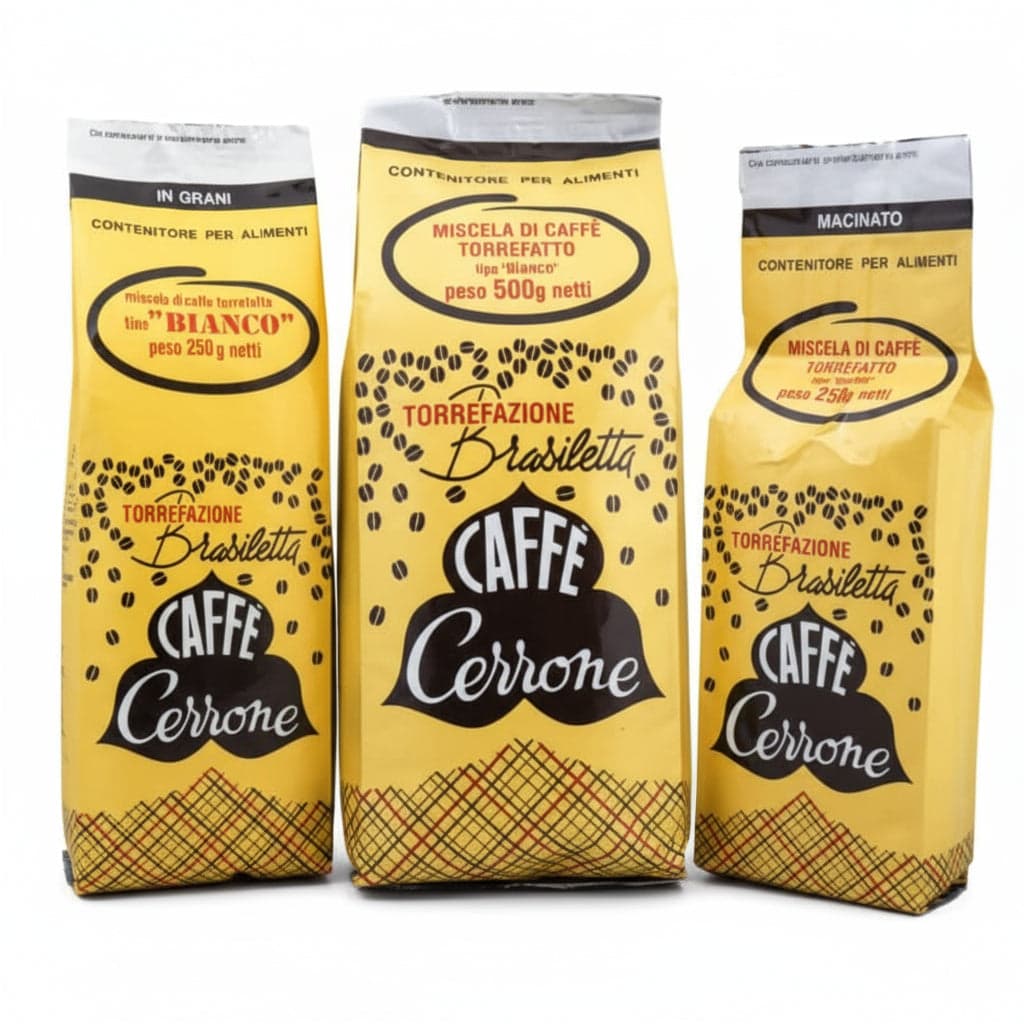 250gr Caffè macinato Miscela Crema Bar 100% Robusta caffè macinato per moka Bar Caffè Cerrone sacchetto 250gr in Caffè macinati Caffè Cerrone - Santa Maria Capua Vetere, commercioVirtuoso.it