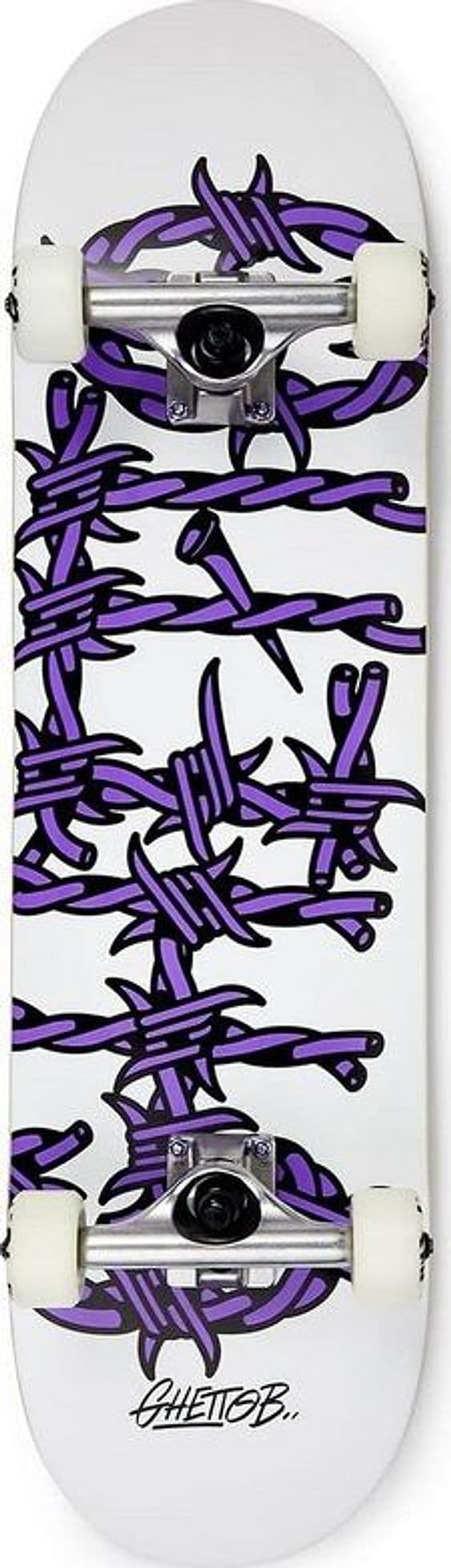 Skateboard GHETTOBLASTER BARDED WIRE POU 8.25" in Skateboard 3A Moda Mare Sport - Bellaria Igea Marina, commercioVirtuoso.it