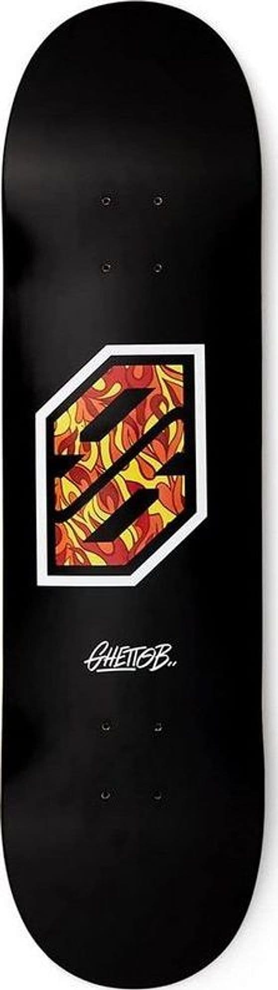 Tavola GHETTOBLASTER PRE GRIPPED FLAME WHI 8.25"