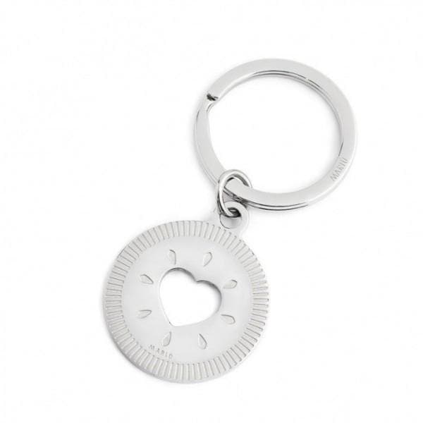MARLU’ - PORTACHIAVI CON PENDENTE "GRAZIE DI CUORE" ACCIAIO in Donna Alba Gioielli - Casoria, commercioVirtuoso.it