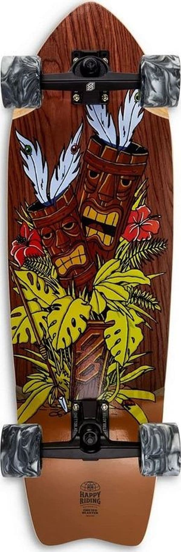 Surfskate GHETTOBLASTER SURFSKATE TR TIKI TOTEM FISH MOGANO 32" 9.875" in Skateboard 3A Moda Mare Sport - Bellaria Igea Marina, commercioVirtuoso.it