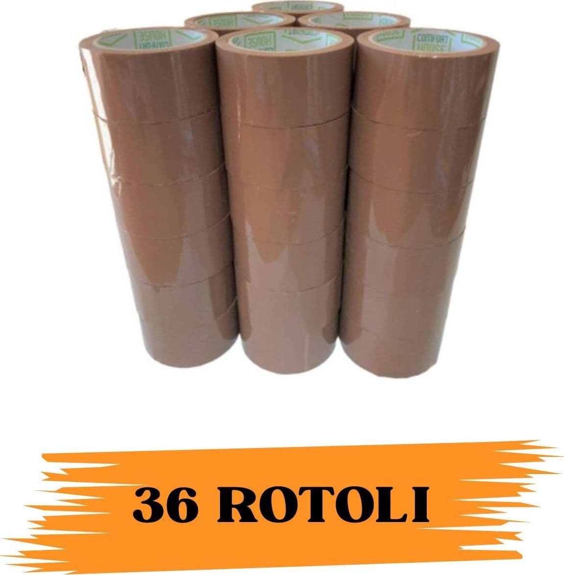 Nastro Adesivo Imballaggio Colorato Avana S. 48mmx66m 36 Rotoli Scotch EcoPrice® in Nastro da imballo Ecoprice.it - Avellino, commercioVirtuoso.it
