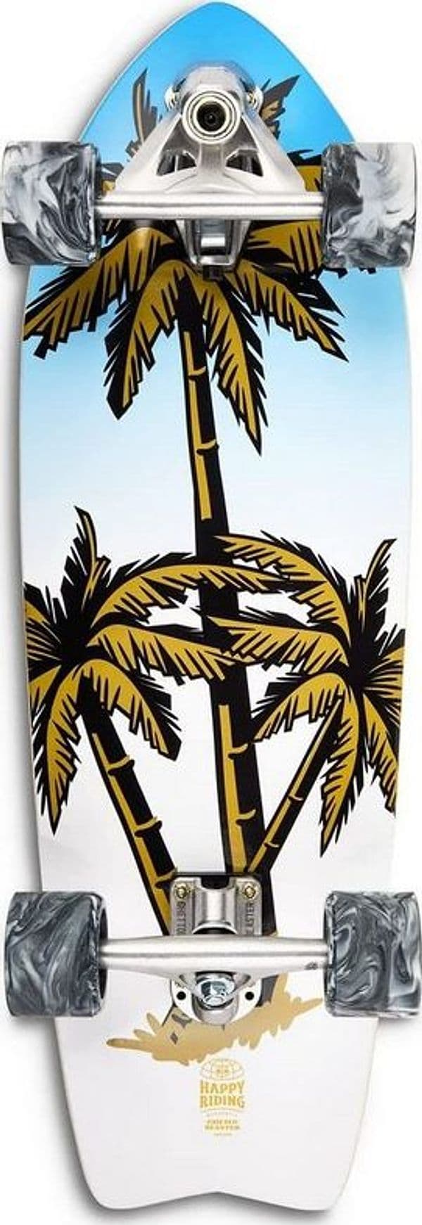Surfskate GHETTOBLASTER SURFSKATE CX7 PALM SUN TEAK 30" 9.75" in Skateboard 3A Moda Mare Sport - Bellaria Igea Marina, commercioVirtuoso.it
