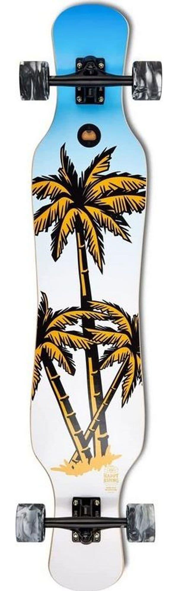 Longboard GHETTOBLASTER BANGRA PALM YEL 46" in Skateboard 3A Moda Mare Sport - Bellaria Igea Marina, commercioVirtuoso.it