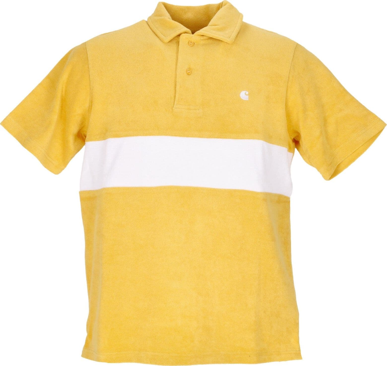 CARHARTT WIP Polo Manica Corta Uomo Bayley Polo Popsicle/white da uomo in Polo Drestige - Casamassima, commercioVirtuoso.it