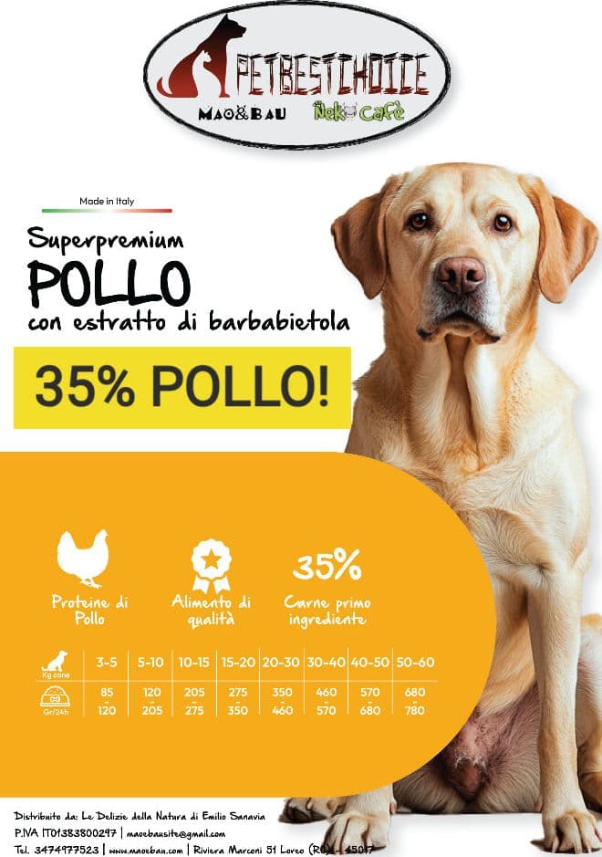 PETBESTCHOICE SUPERPREMIUM POLLO ADULT in Secco Petbestchoice - Loreo, commercioVirtuoso.it