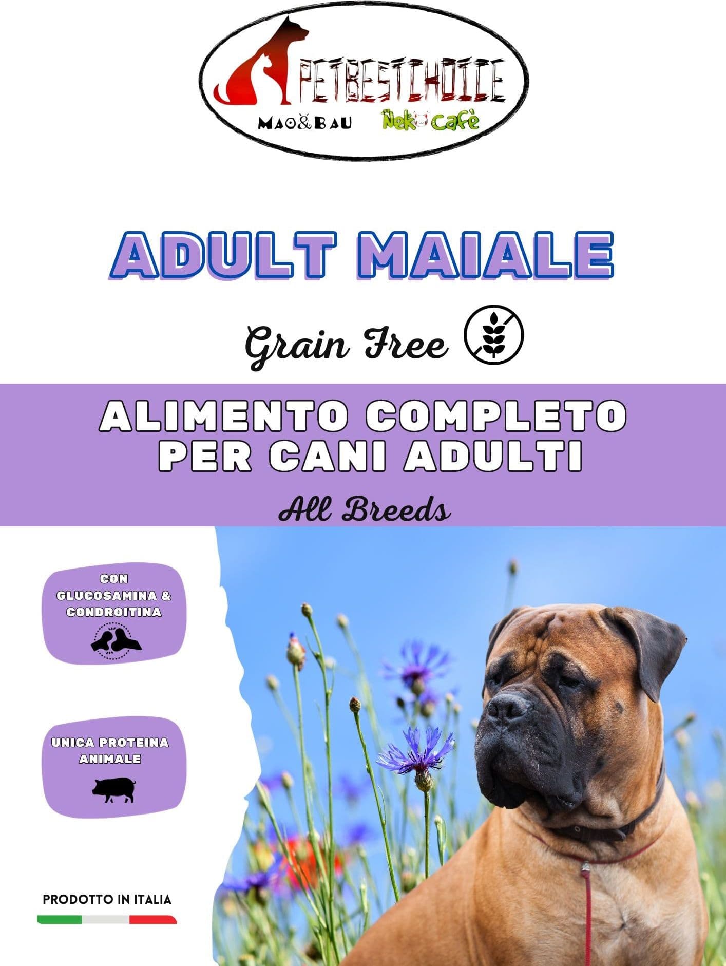 Petbestchoice Maiale MonoProteico 50% COTTO A VAPORE in Secco Petbestchoice - Loreo, commercioVirtuoso.it