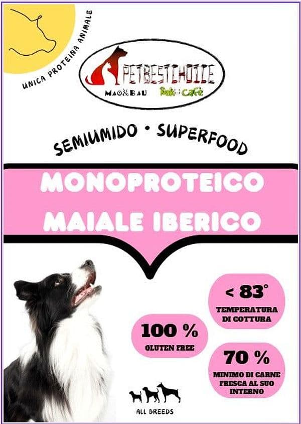 SEMIUMIDO MONOPROTEICO Maiale Iberico in Secco Petbestchoice - Loreo, commercioVirtuoso.it