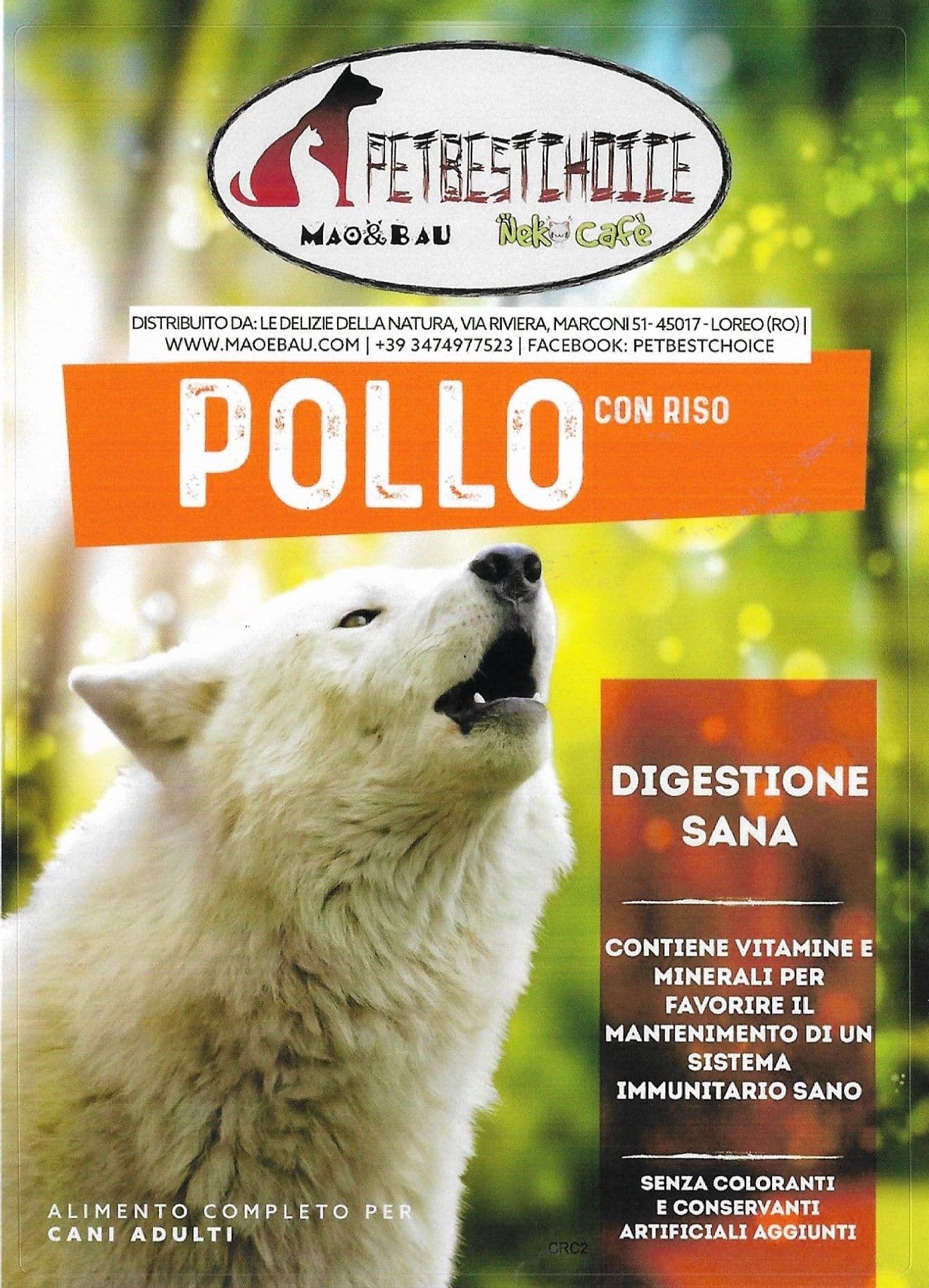 PETBESTCHOICE SUPERPREMIUM Adult Pollo 29% e Riso in Secco Petbestchoice - Loreo, commercioVirtuoso.it