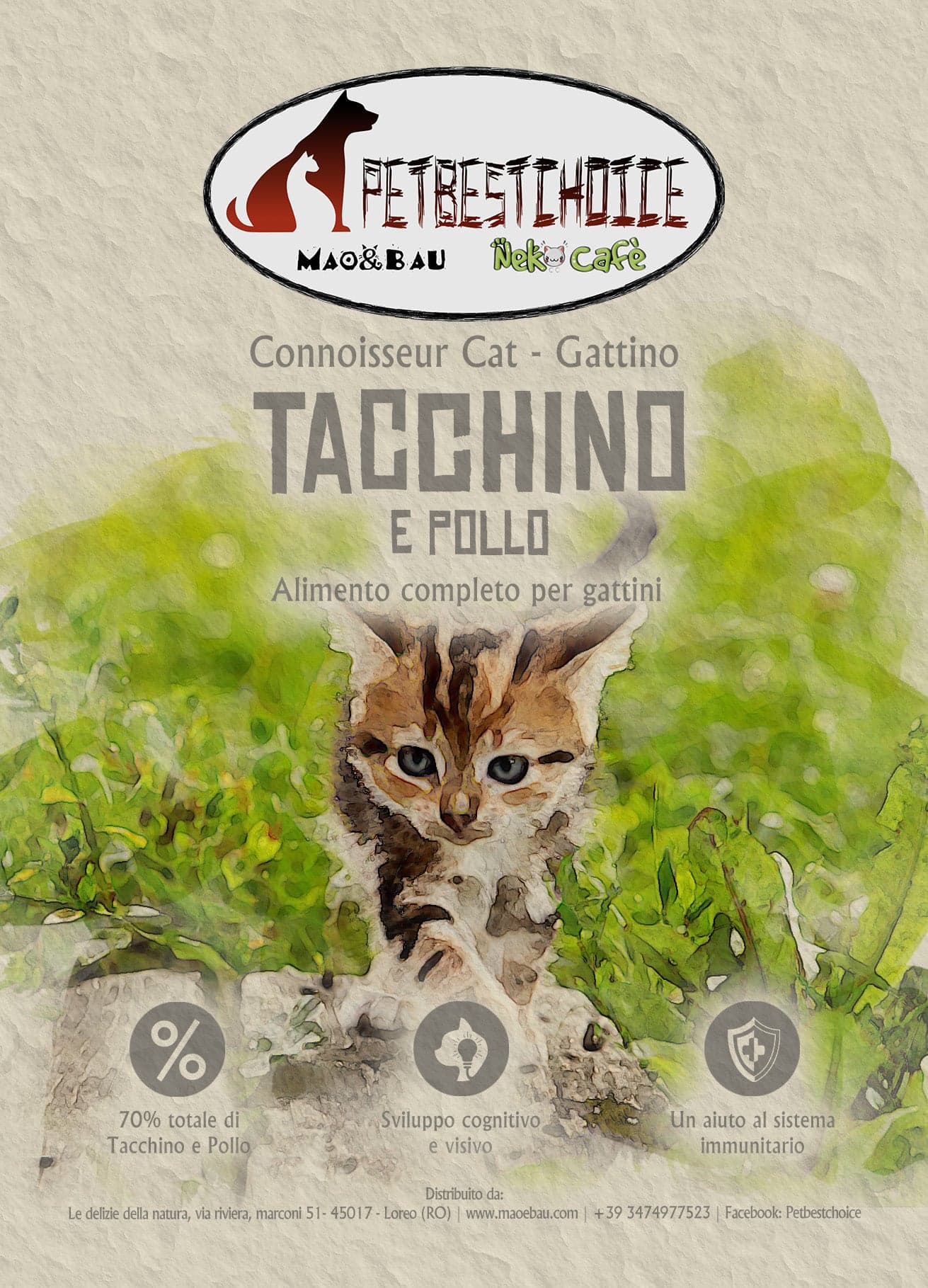 GRAINFREE Linea Salute Platino Cucciolo TacchinoPollo 70% in Secco Petbestchoice - Loreo, commercioVirtuoso.it