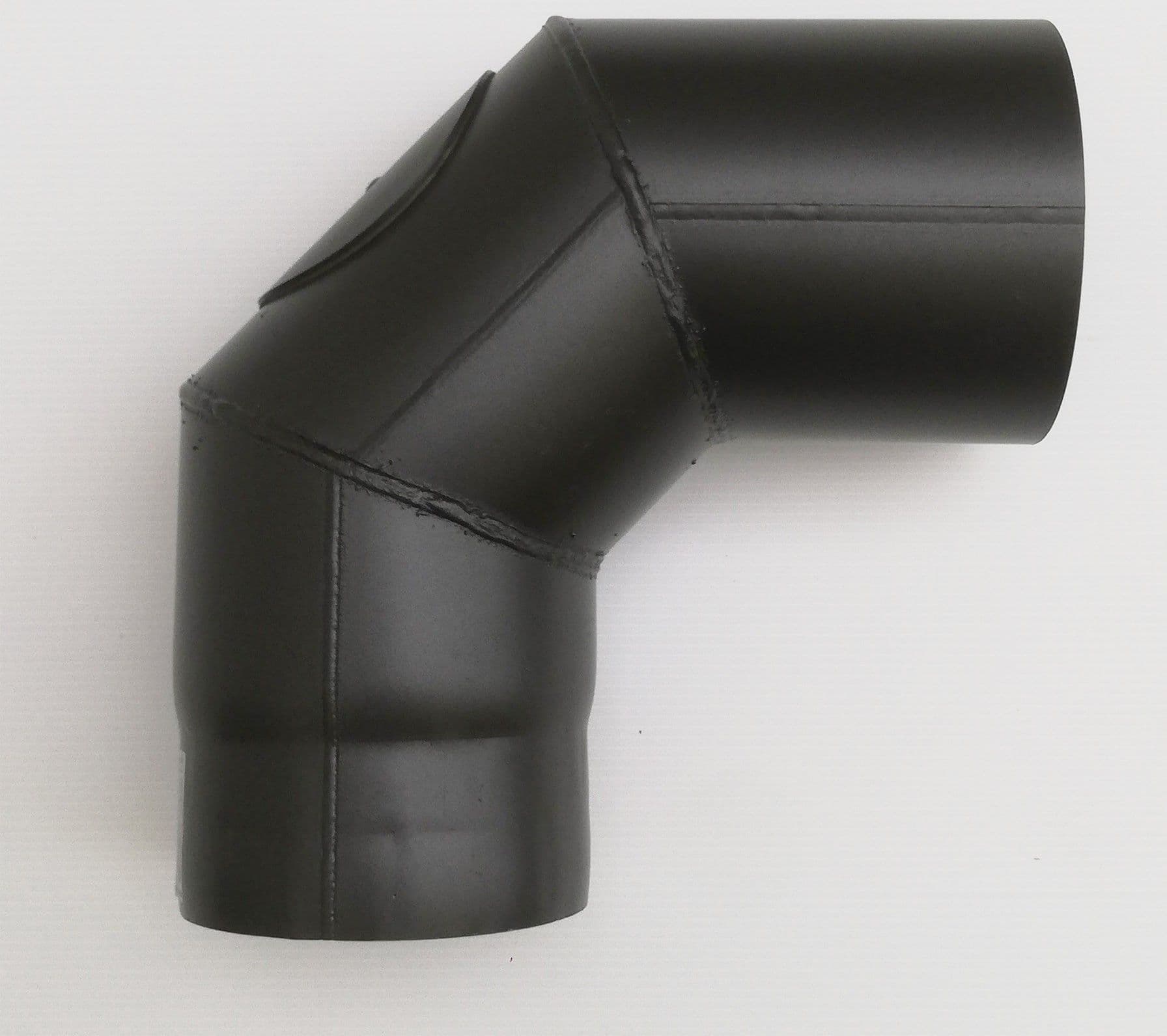 Curva a 90 gradi con ispezione da 200mm per stufa a legna in Fumaioli Aloiserw.com - Altomonte, commercioVirtuoso.it