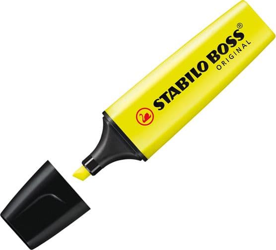 Evidenziatore Stabilo Boss Giallo 70/24 in Evidenziatori Il Centro - Jesi, commercioVirtuoso.it