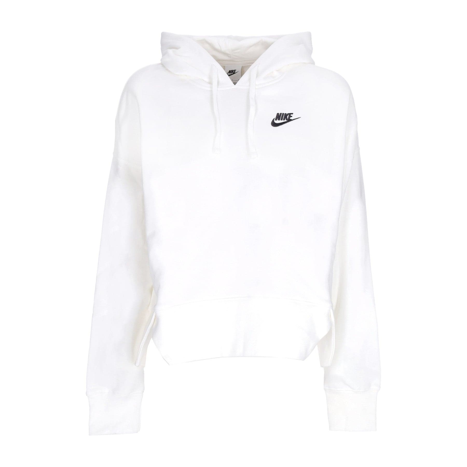 Nike Felpa Cappuccio Donna Sportswear Club Fleece Oversized Hoodie Ssnl White/black da donna in Felpe con cappuccio Drestige - Casamassima, commercioVirtuoso.it