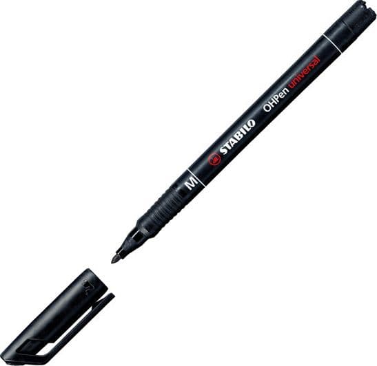 Pennarello Stabilo Ohpen 843 Permanente Medio Nero in Marcatori per superfici trasparenti Il Centro - Jesi, commercioVirtuoso.it