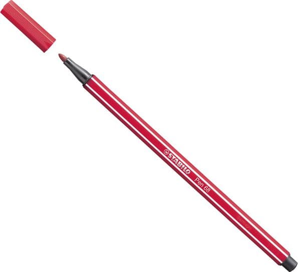 Pennarello Stabilo Pen 68/50 Rosso Scuro in Penne a punta porosa Il Centro - Jesi, commercioVirtuoso.it