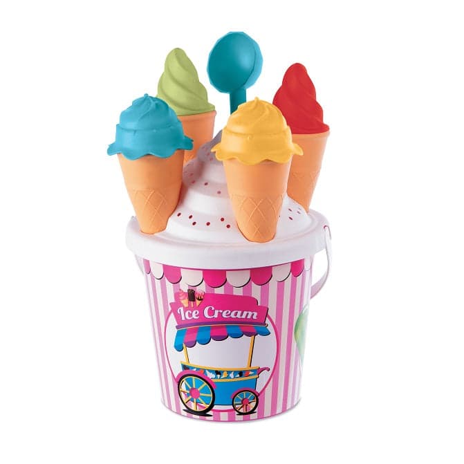 Confezione Mondo Beach Bucket IceCream in Giocattoli per sabbia e spiaggia Save The Money - Rimini, commercioVirtuoso.it