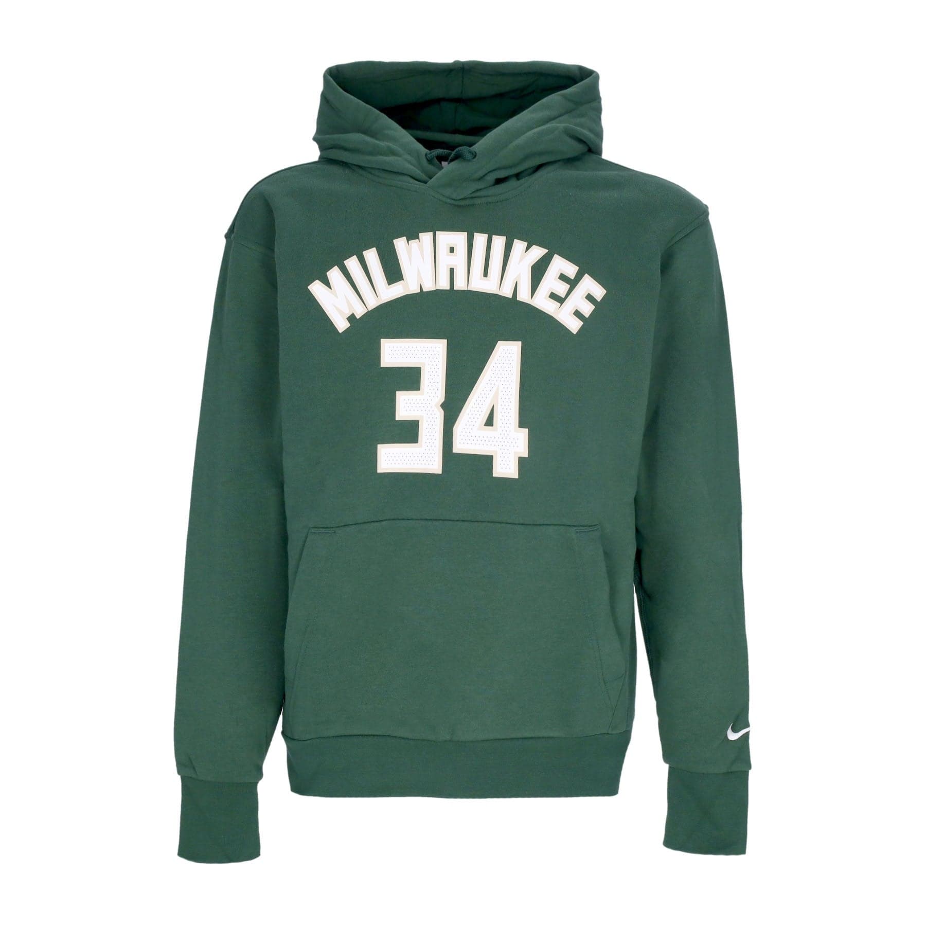 NIKE NBA Felpa Cappuccio Uomo Nba Essential Fleece Hoodie No 34 Giannis Antetokounmpo Milbuc Fir da uomo in Felpe con cappuccio Drestige - Casamassima, commercioVirtuoso.it