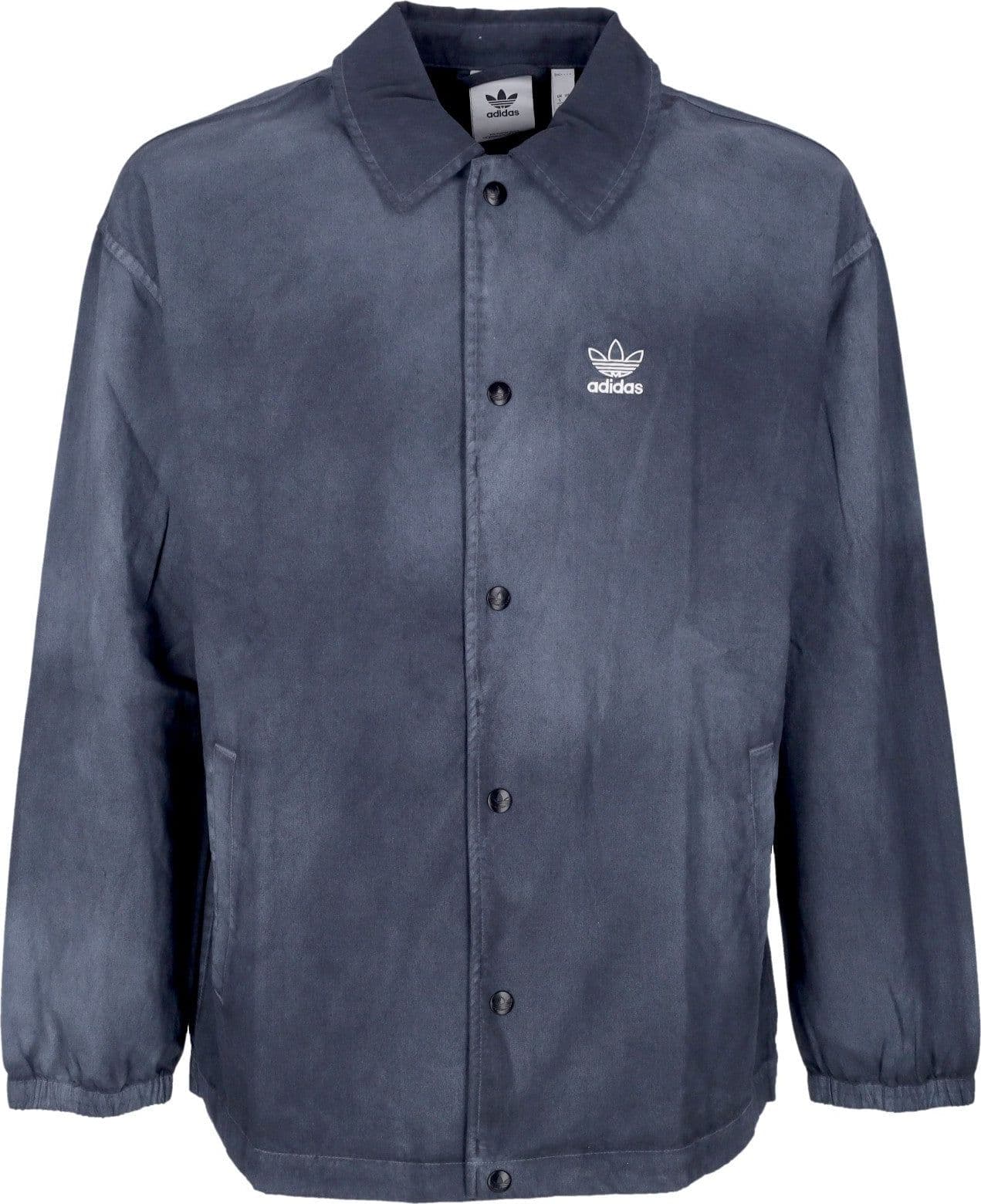 Adidas Giacca Coach Jacket Uomo Essentials + Dye Coach Shirt Black/white da uomo in Giacche sportive e tecniche Drestige - Casamassima, commercioVirtuoso.it