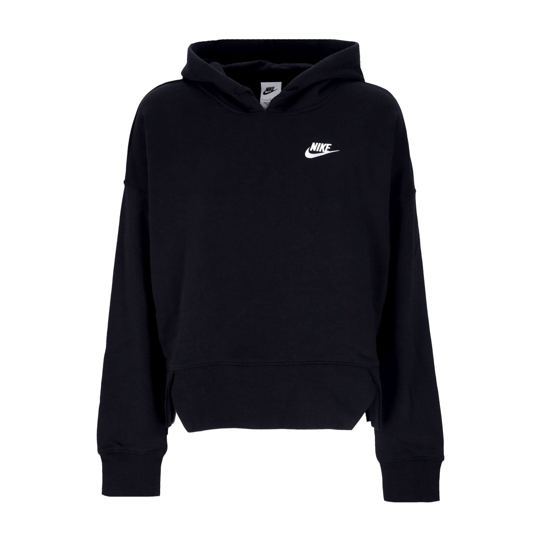 Nike Felpa Cappuccio Donna Sportswear Club Fleece Oversized Hoodie Ssnl Black/white da donna in Felpe con cappuccio Drestige - Casamassima, commercioVirtuoso.it