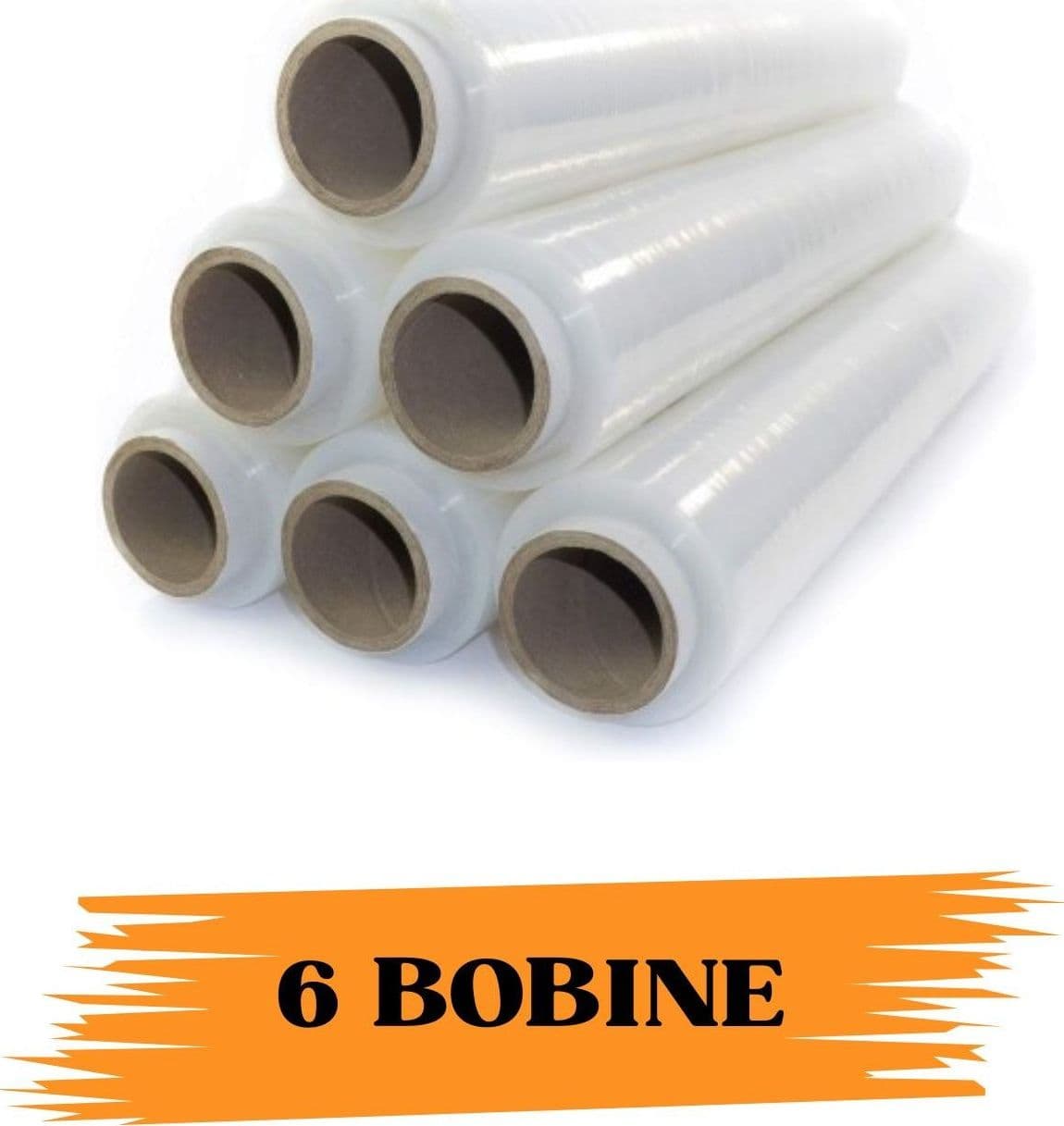 Estensibile Imbal Trasp D3.5cm 50cmx185m 2.2Kg 6 Bobine EcoPrice® in Pellicole estensibili Ecoprice.it - Avellino, commercioVirtuoso.it