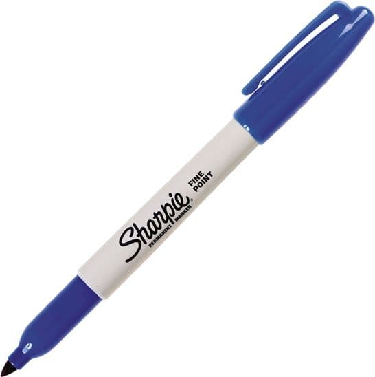 Marcatore Sharpie Blu Permanente P.Fine in Pennarelli indelebili e marcatori Il Centro - Jesi, commercioVirtuoso.it