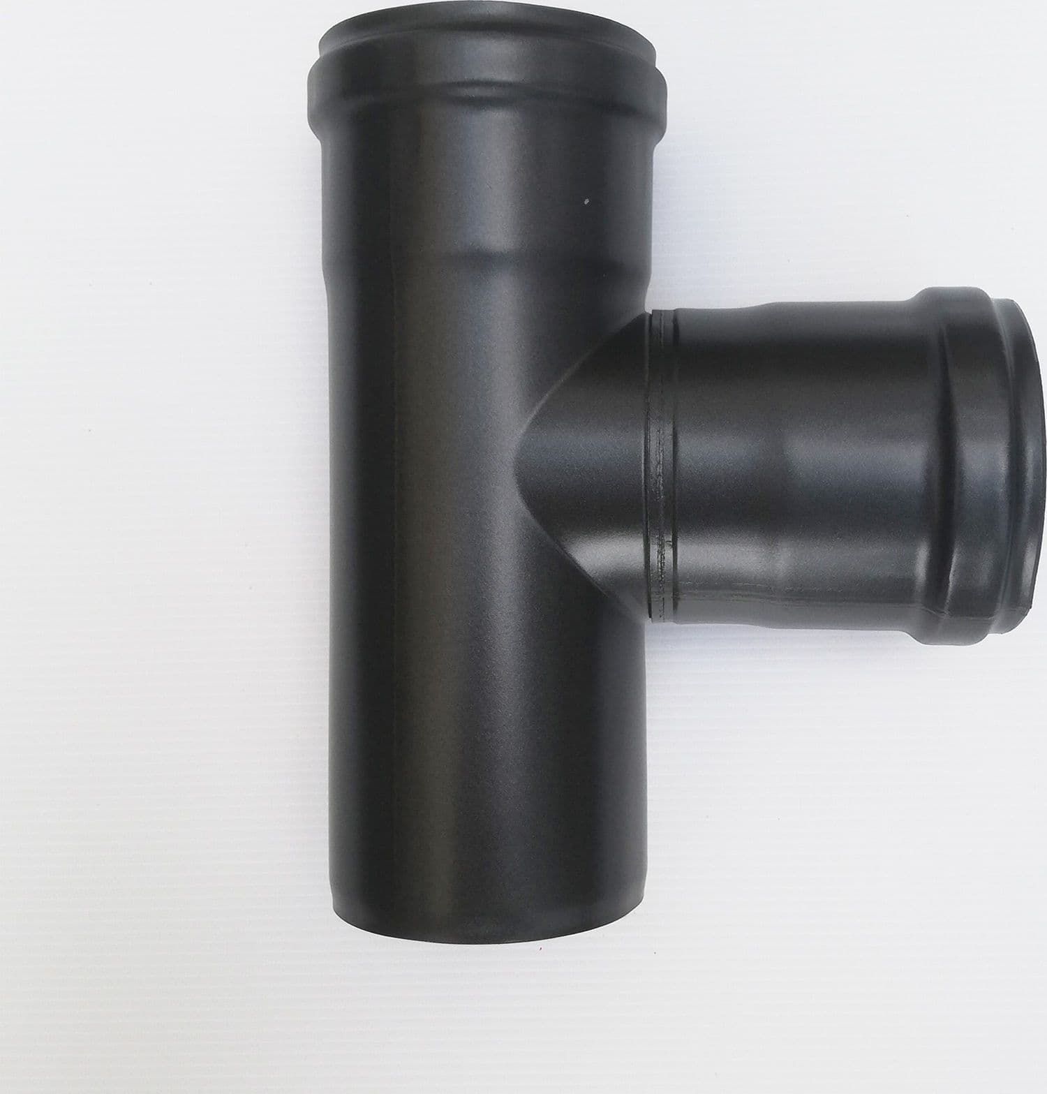 Raccordo a T 90° braga MF codino F nero pellet da 80mm in Tubi di scarico Aloiserw.com - Altomonte, commercioVirtuoso.it