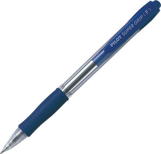 Penna Sfera Scatto Super Grip Blu Fine 0.7Mm Pilot in Penne a scatto Il Centro - Jesi, commercioVirtuoso.it
