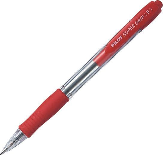 Penna Sfera Scatto Super Grip Rosso Fine 0.7Mm Pilot in Penne a sfera Il Centro - Jesi, commercioVirtuoso.it