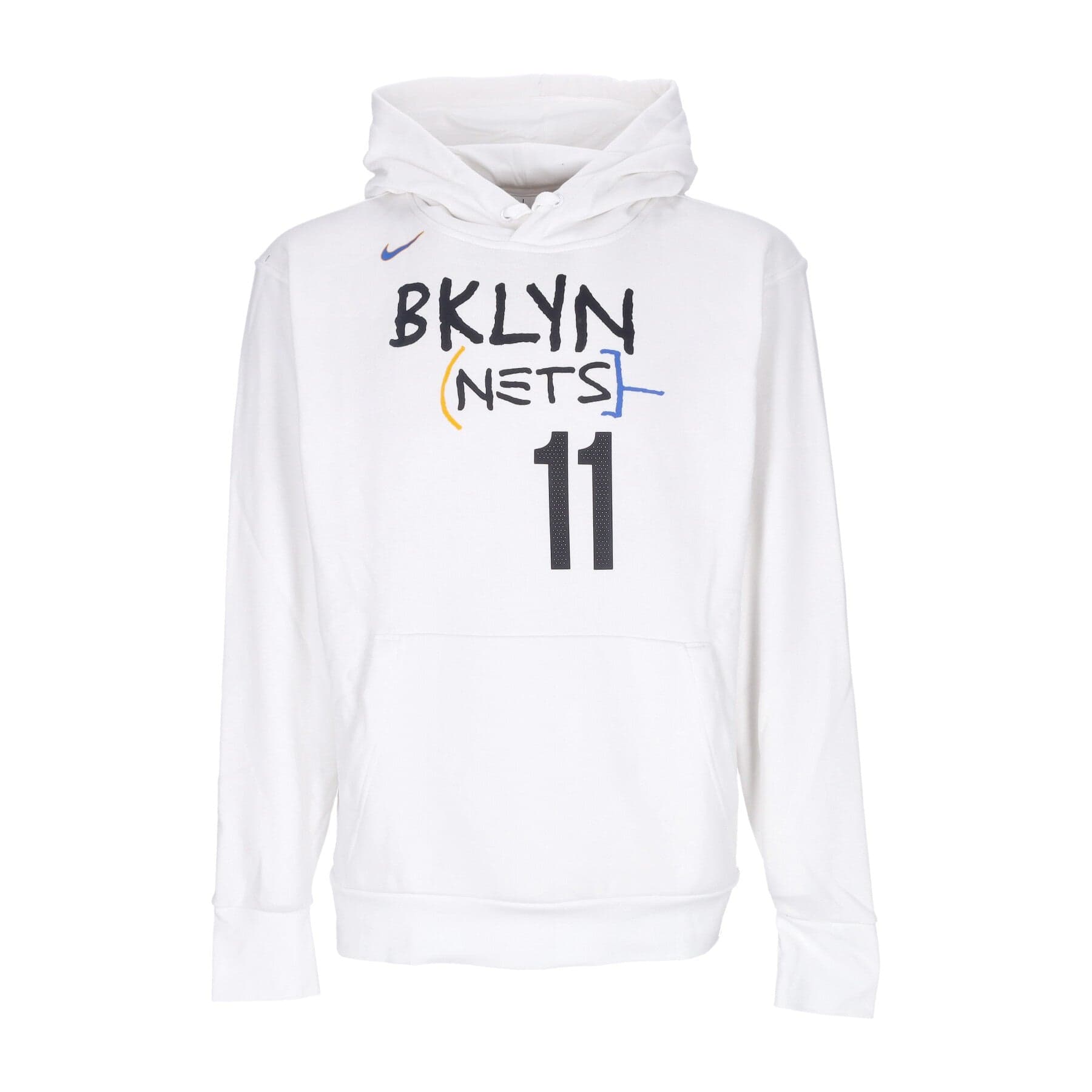 NIKE NBA Felpa Cappuccio Uomo Nba Fleece Po Essential Hoodie City Edition No 11 Kyrie Irving Bronet White da uomo in Felpe con cappuccio Drestige - Casamassima, commercioVirtuoso.it
