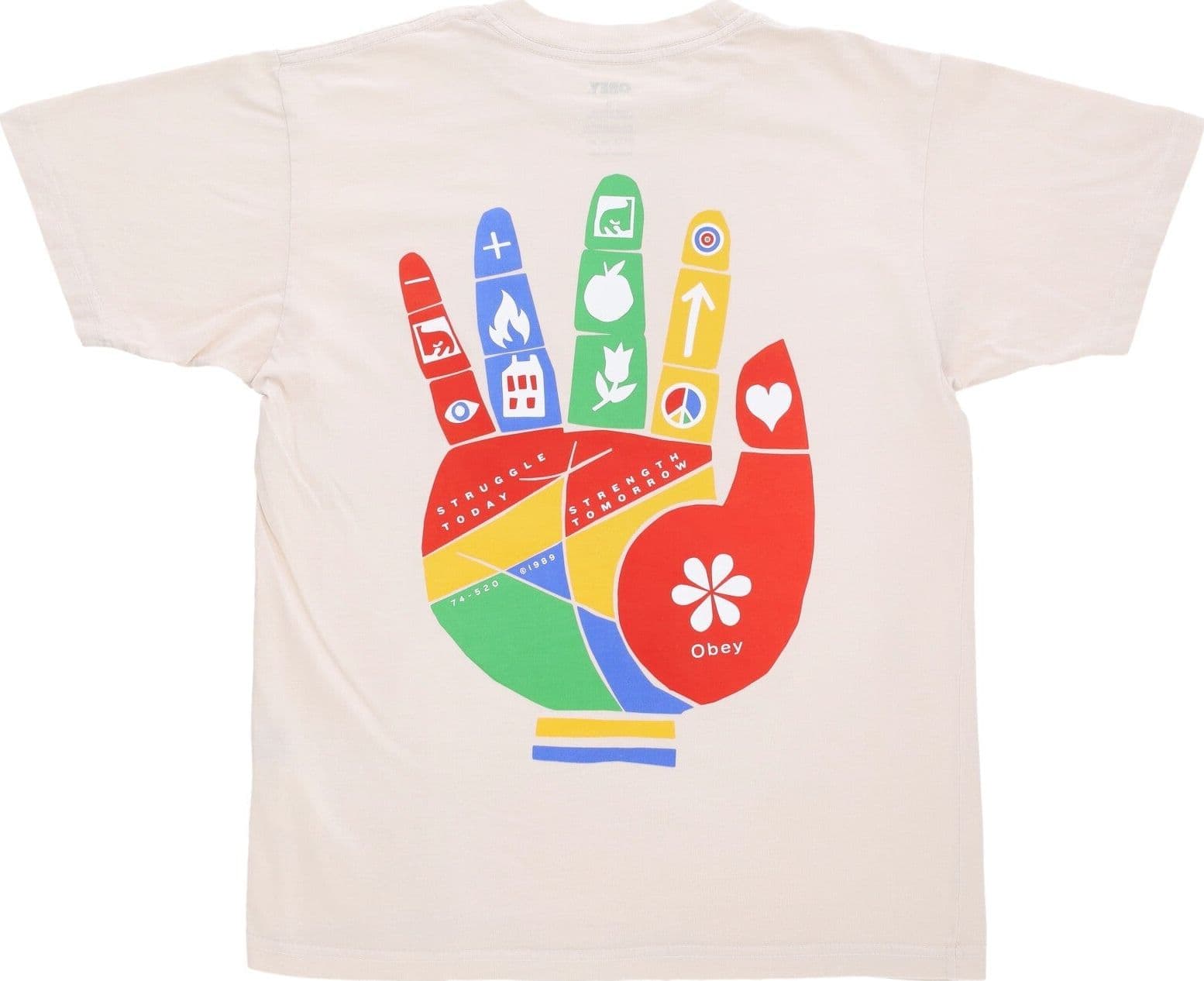 OBEY Maglietta Uomo Lifeline Organic Tee Sago da uomo in T-Shirt Drestige - Casamassima, commercioVirtuoso.it