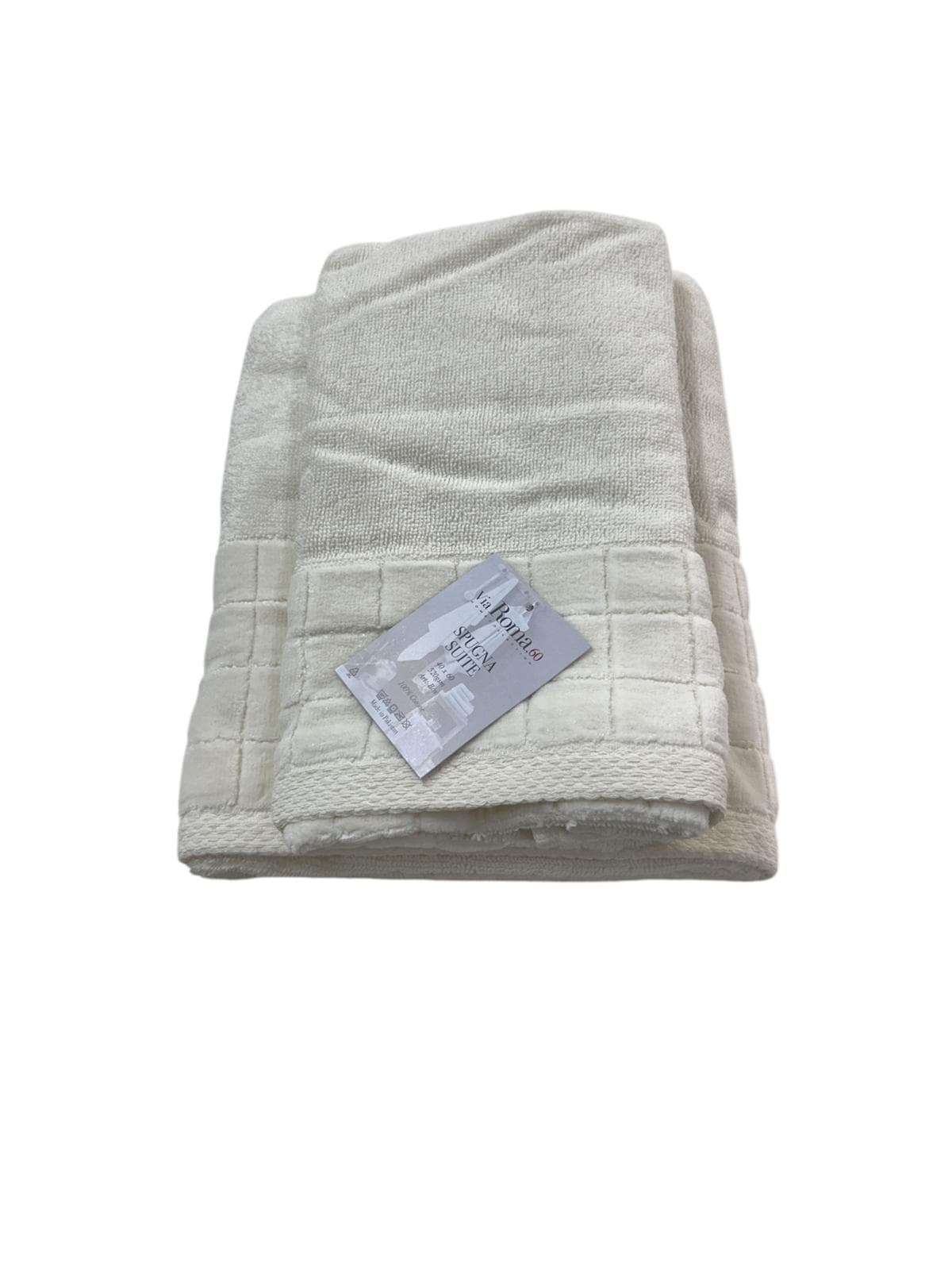 Asciugamani Ospite Via Roma 60 Box in Spugna di Puro Cotone 420 gr/mq – Made in Italy in Set di asciugamani The King Luxury - San Marcellino, commercioVirtuoso.it