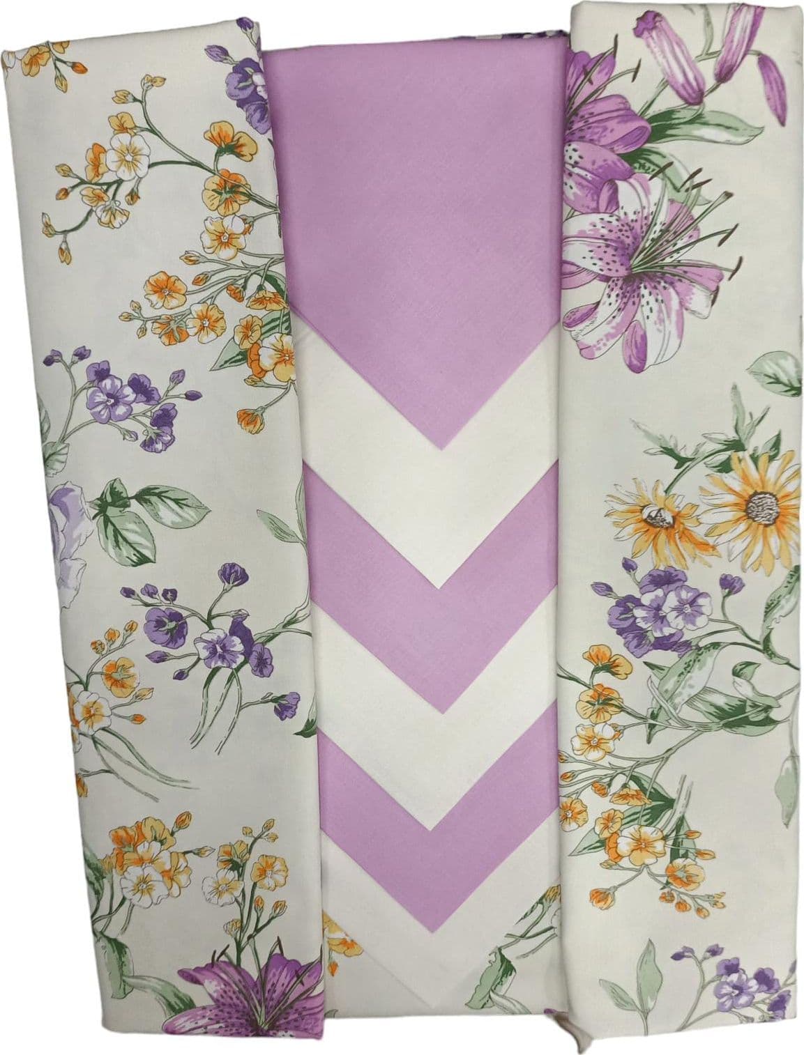 Tovaglia da Tavola Botticelli Flowers X12 100% Cotone in Tovaglie The King Luxury - San Marcellino, commercioVirtuoso.it