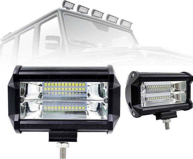 2x 72W LUCE FARO LAMPADA DA LAVORO FARETTO AUTO BARCA CAMION 24LED SMD 6000K Auto e Moto/Parti per auto/Luci lampadine e indicatori/Lampadine/Lampadine per esterno Trade Shop italia - Napoli, Commerciovirtuoso.it