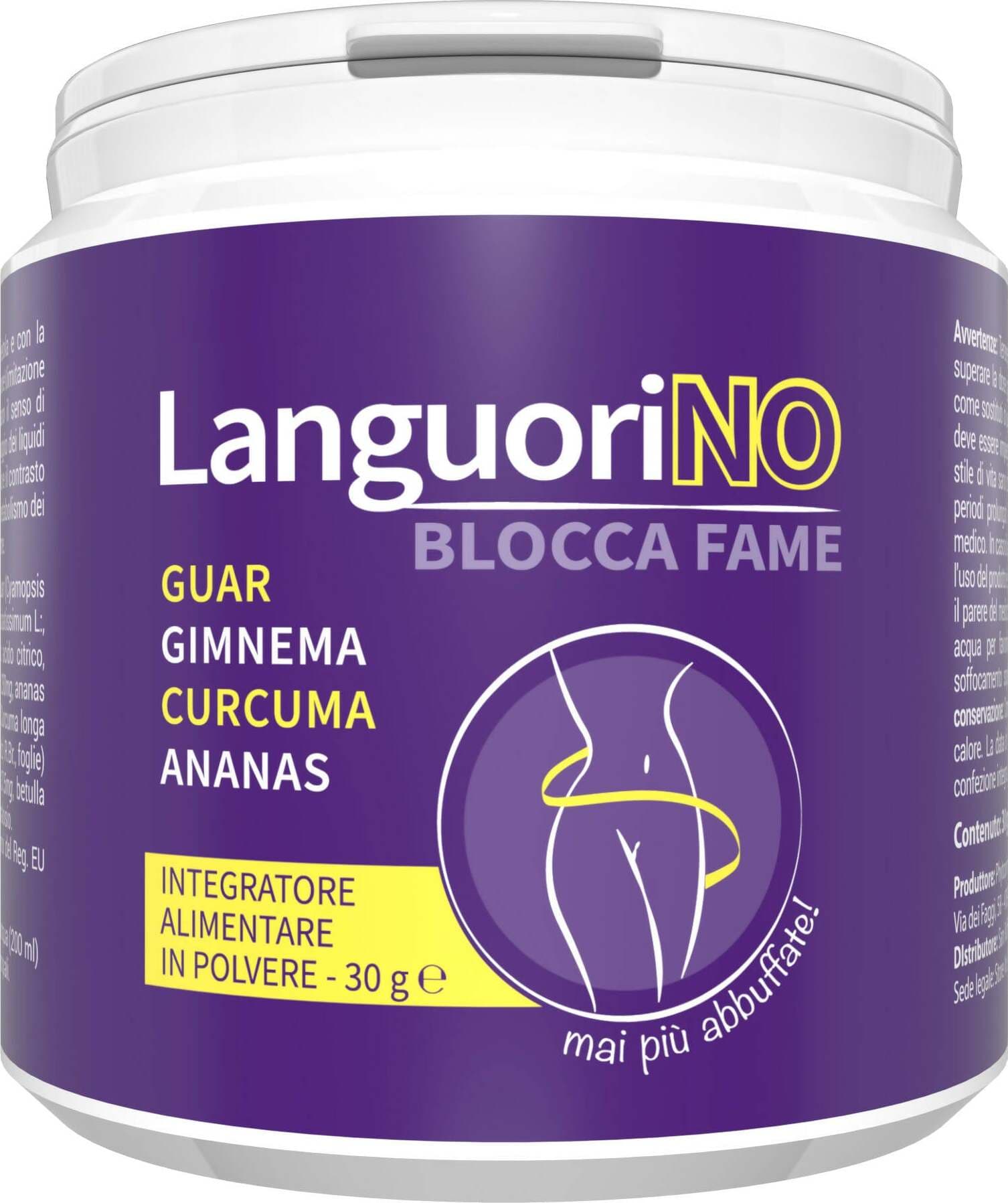 2x languorino integratore per dimagrire saziante blocca fame perdita peso forte integratore naturale in polvere Oggibelli