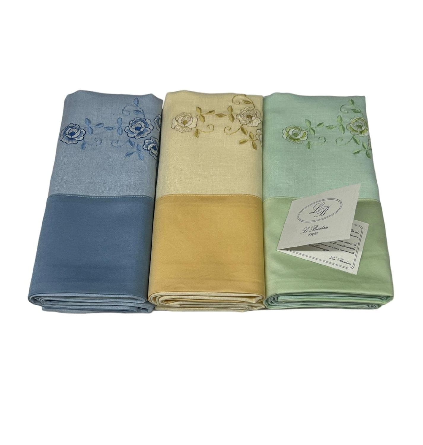 3 Asciugamani E 3 Ospiti Di 100% Lino Ricamato Con Bordo Di Raso In Cotone Art. Rose Broderie Casa e cucina/Tessili per la casa/Biancheria da bagno/Asciugamani/Set di asciugamani Biancheria Arredo Home - Nola, Commerciovirtuoso.it