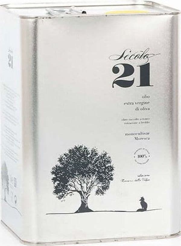 3 lt. Olio Extra Vergine di Oliva Biologico IGP Siciliano Olio Moresca Bio mono Cultivar di Sicilia Premiato tra i Migliori Oli da Gambero Rosso Secolo21 in D'oliva Azienda Agricola Secolo21 - Noto, commercioVirtuoso.it