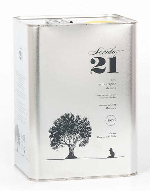 3 lt. Olio Extra Vergine di Oliva Biologico IGP Siciliano Olio Moresca Bio mono Cultivar di Sicilia Premiato tra i Migliori Oli da Gambero Rosso Secolo21 in D'oliva Azienda Agricola Secolo21 - Noto, commercioVirtuoso.it