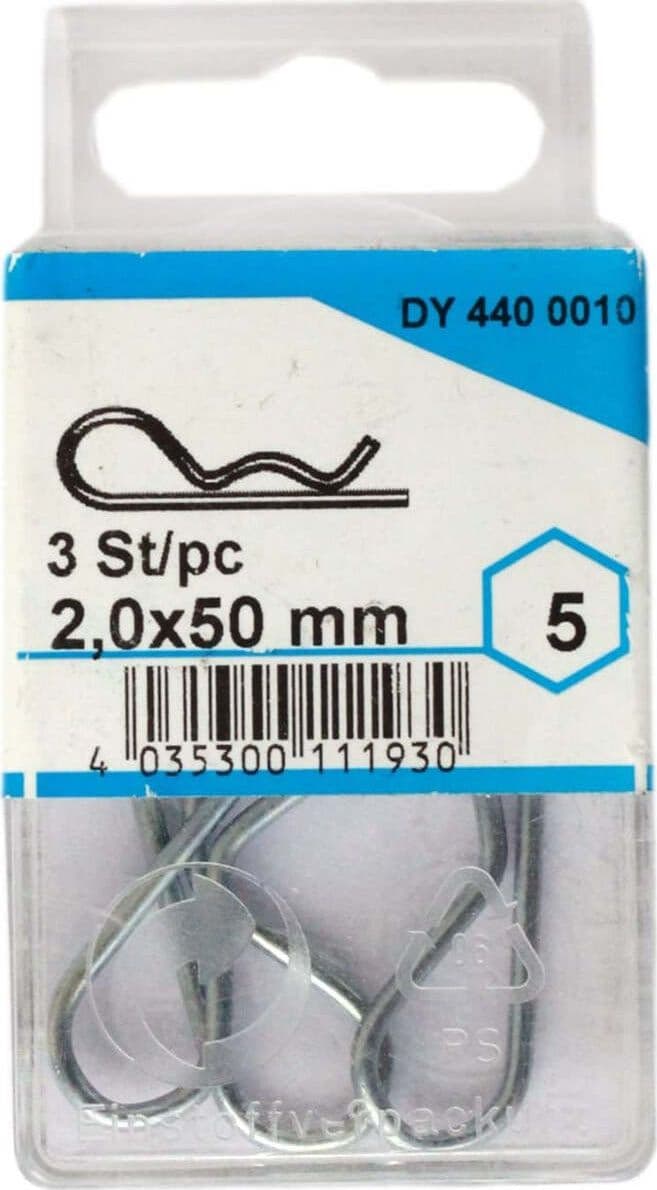 3-PEZZI---COPPIGLIE-A-MOLLA-2,0X50MM---IN-ACCIAIO-ZINCATO