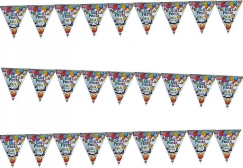 3 PZ FESTONI é QUI LA FESTA 9 BANDIERINE COMPLEANNI NASCITA BATTESIMO FESTONE Casa e cucina/Hobby creativi/Materiali per hobby creativi/Forniture per feste/Articoli per feste e compleanni per bambini/Decorazioni/Ghirlande festoni e coriandoli/Ghirlande Trade Shop italia - Napoli, Commerciovirtuoso.it