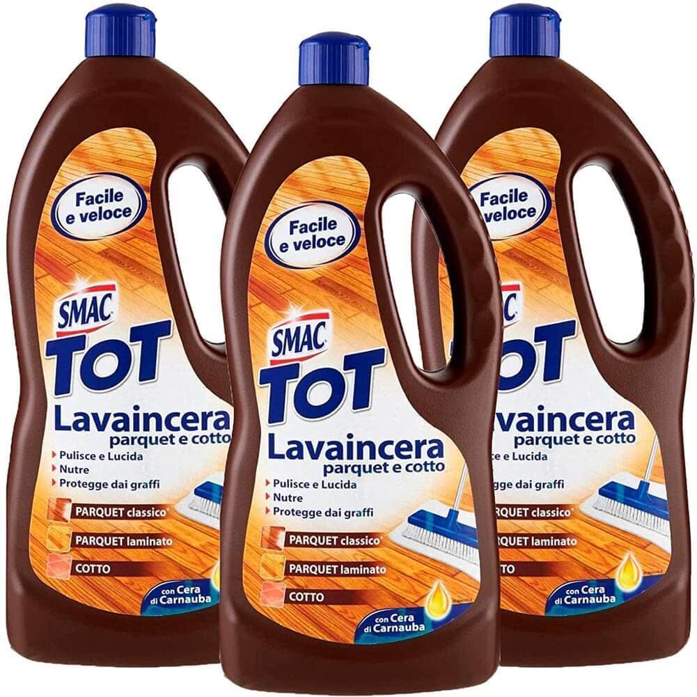 3 X Smac TOT Lavaincera Detergente Pulizia Pavimenti Parquet e Cotto Laminato in Detergenti per pavimento Esplodia - Napoli, commercioVirtuoso.it