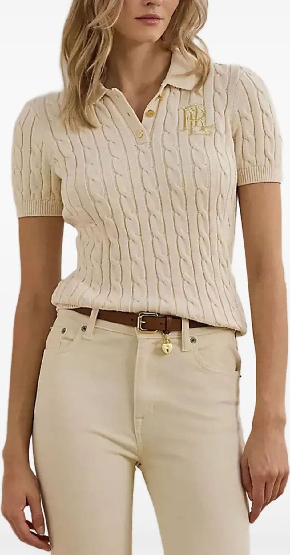 Lauren Ralph Lauren T-shirt e Polo Bianco da donna in T-shirt Drestige - Casamassima, commercioVirtuoso.it