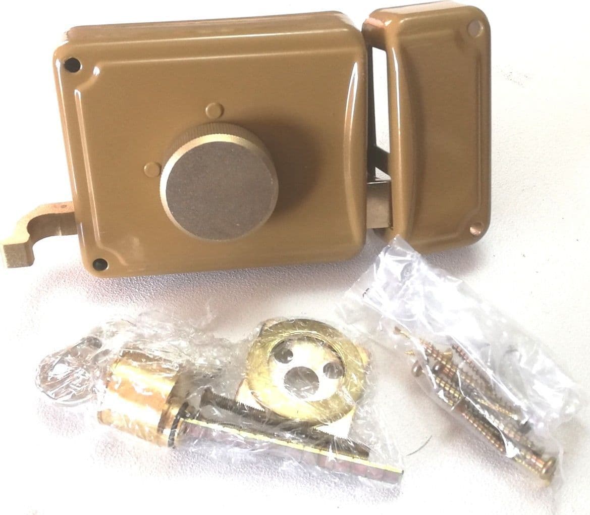 Facchinetti serratura corta a spingere destra 50mm con pomolo e cilindro staccato a 2 mandate in Cilindri delle serrature Aloiserw.com - Altomonte, commercioVirtuoso.it