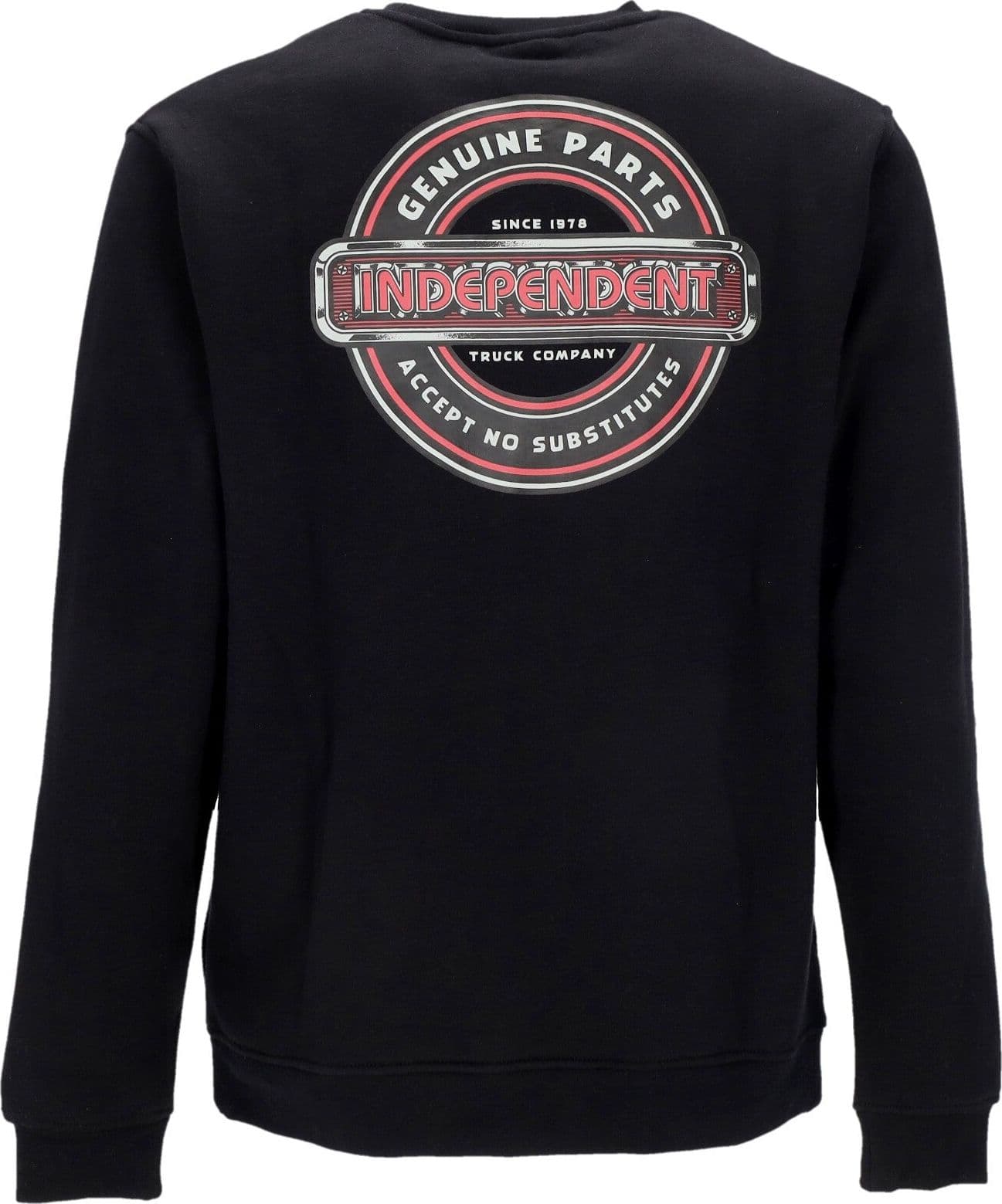 INDEPENDENT Felpa Girocollo Uomo Accept No Substitutes Crewneck Black da uomo in Felpe senza cappuccio Drestige - Casamassima, commercioVirtuoso.it