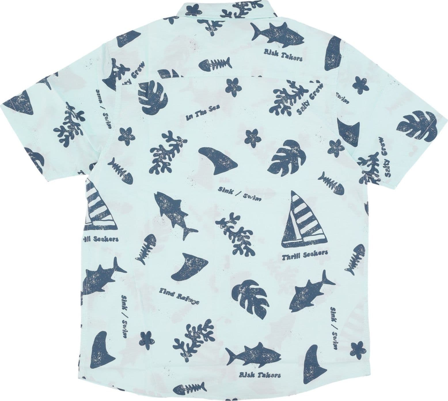 SALTY CREW Camicia Manica Corta Uomo Twisted Tides Woven Shirt Sea Foam da uomo in Camicie casual Drestige - Casamassima, commercioVirtuoso.it