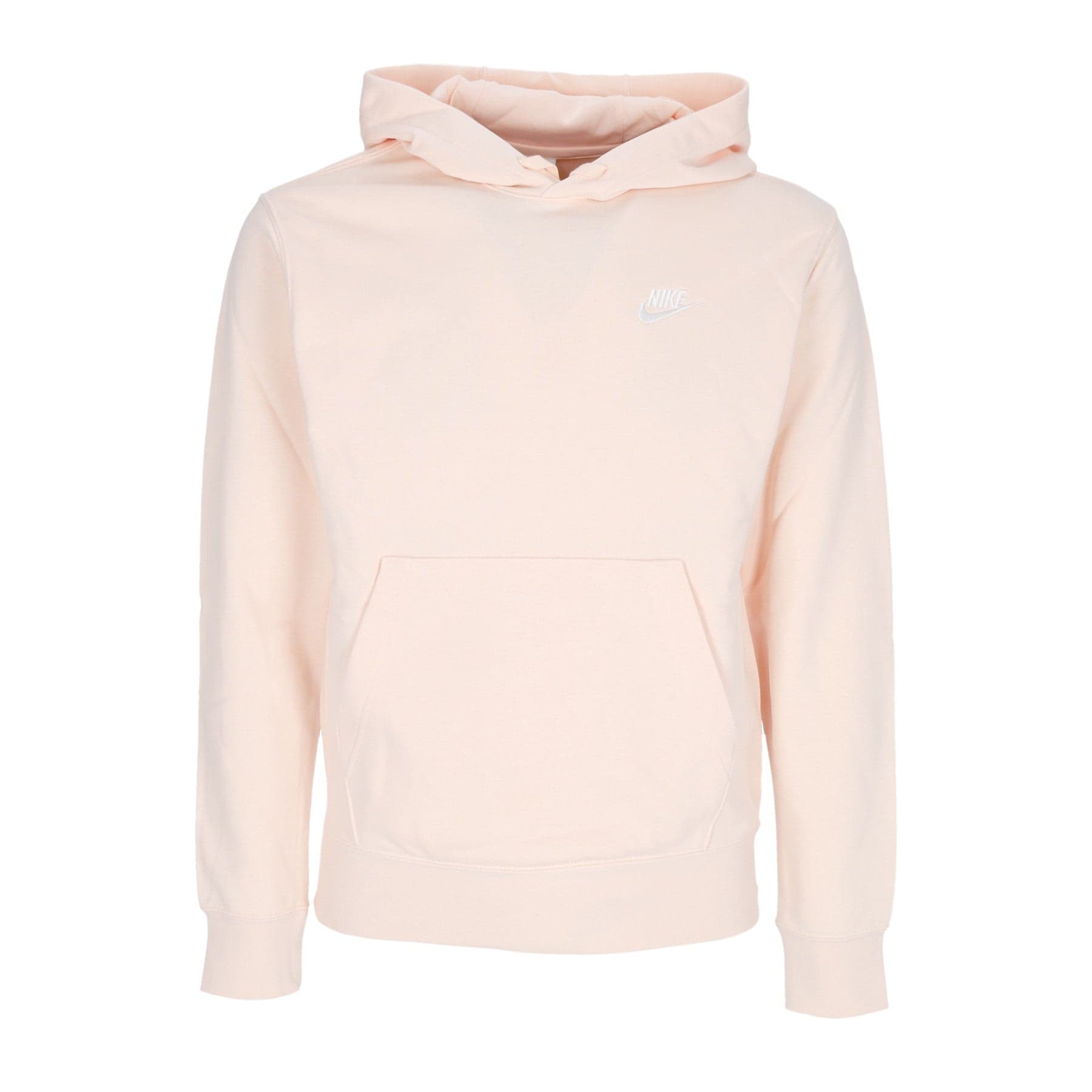 Nike Felpa Leggera Cappuccio Uomo Sportswear Club Hoodie Guava Ice/guava Ice/white da uomo in Felpe con cappuccio Drestige - Casamassima, commercioVirtuoso.it