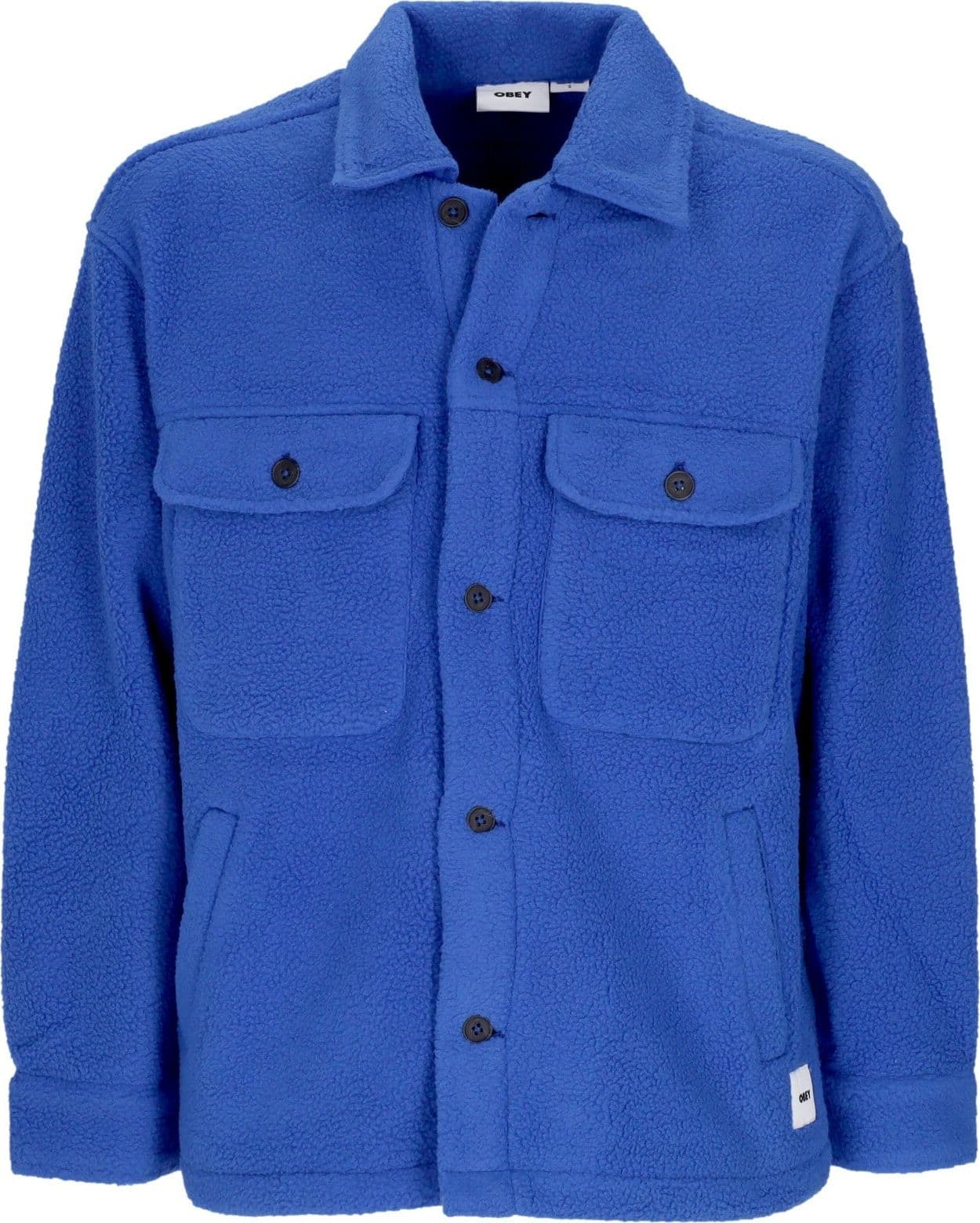 OBEY Camicia Imbottita Uomo Thompson Shirt Jacket Surf Blue da uomo in Camicie casual Drestige - Casamassima, commercioVirtuoso.it