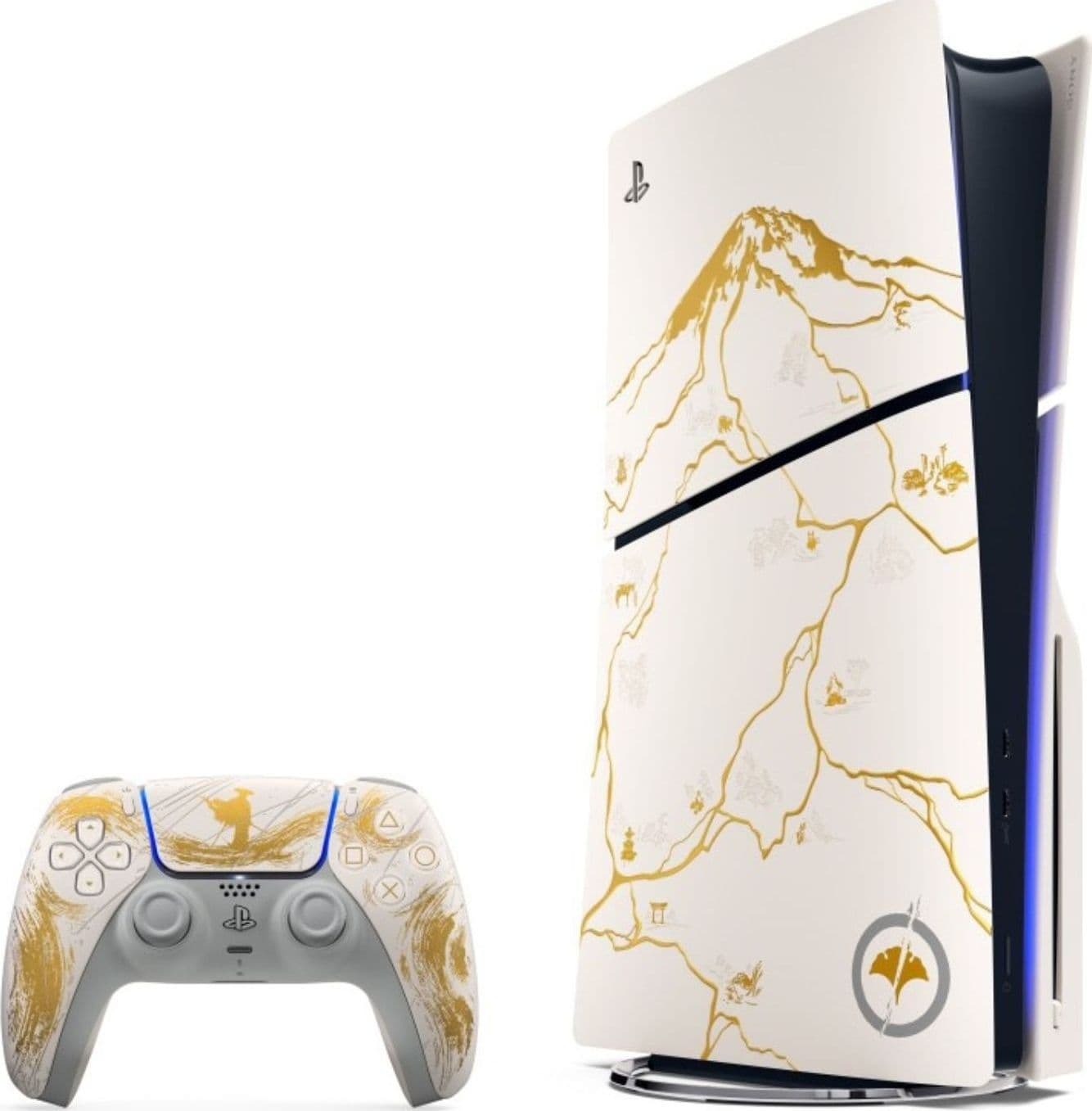 PS5 Console 1TB Disc Ghost Of Yotei Gold Limited Edition White Slim ITA in prodotto Ecoprice.it - Avellino, commercioVirtuoso.it