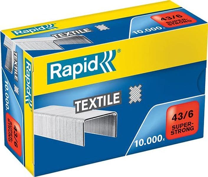 Scatola 10.000 Punti Special Textile Rapid 43/6 in Cestini da cucito Il Centro - Jesi, commercioVirtuoso.it