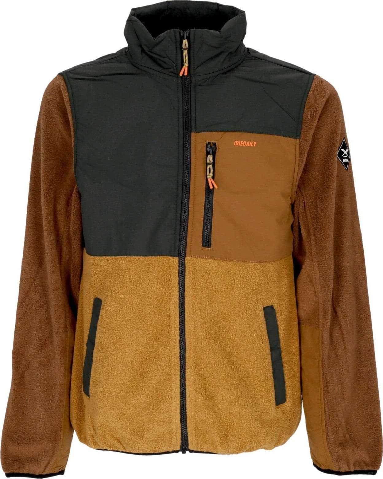 IRIEDAILY Giubbotto Pile Uomo Auf Deck Fleece Jacket Nightforest da uomo in Giacche Drestige - Casamassima, commercioVirtuoso.it